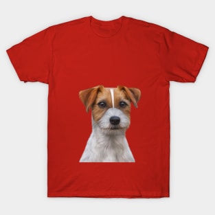 Jack Russell Terrier. Drawing T-Shirt